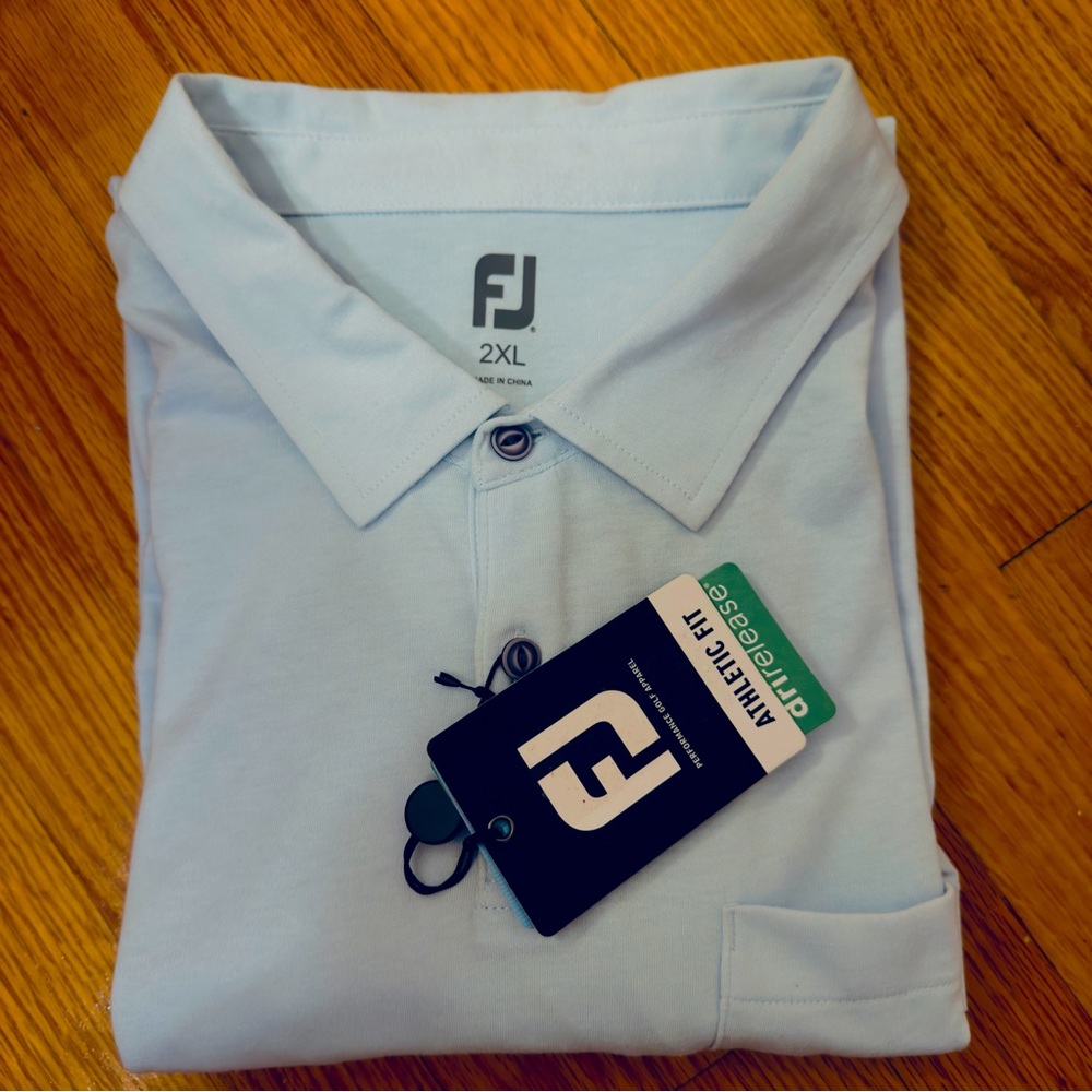 - NWT FootJoy Athletic Fit dri-release Golf Polo Size 2XL